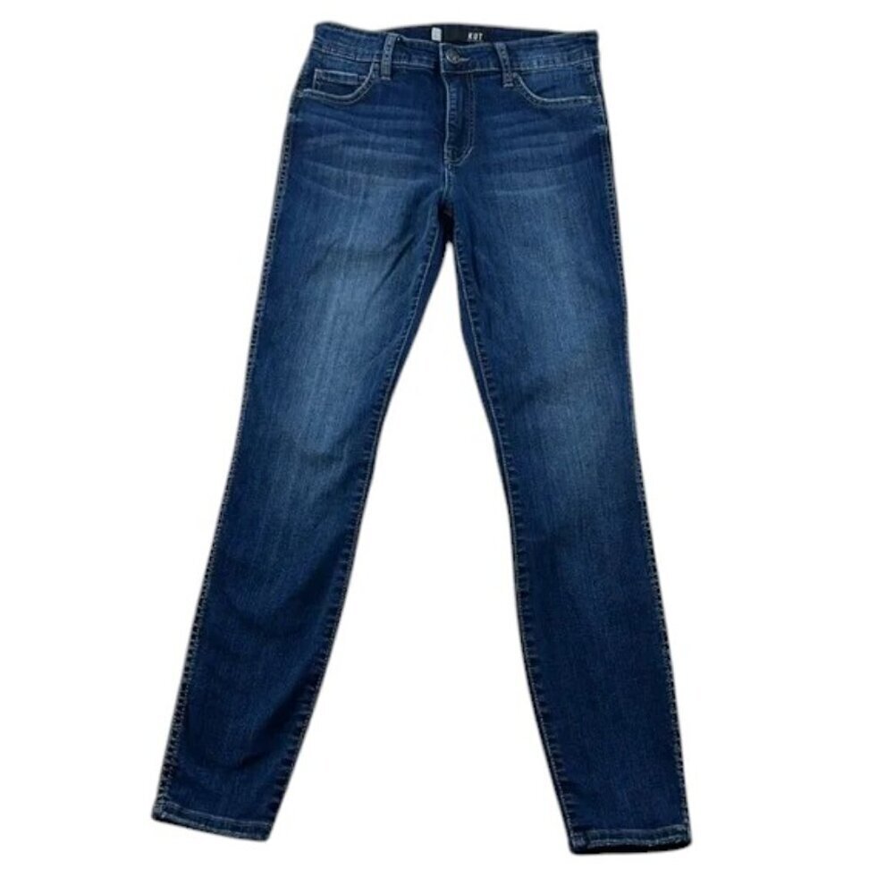 Kut from the Kloth High Rise Skinny Jeans Fab Ab Size 4